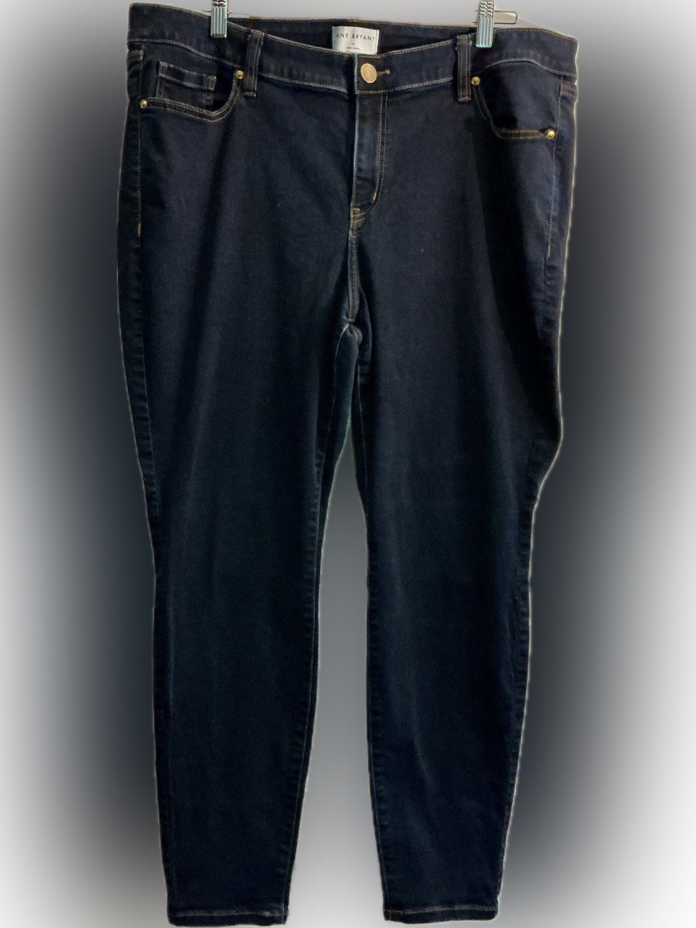 Lane Bryant Mid Rise Flex Magic Waistband Skinny Jeans Dark Wash Size 20